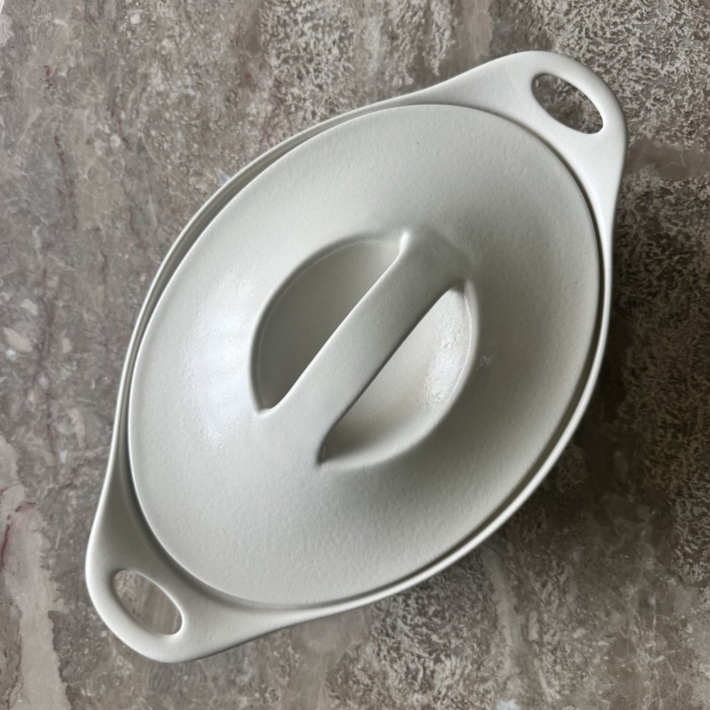Corning Ware Creations Oval Casserole Dish with Lid - 2 Quart Ceramic Stoneware